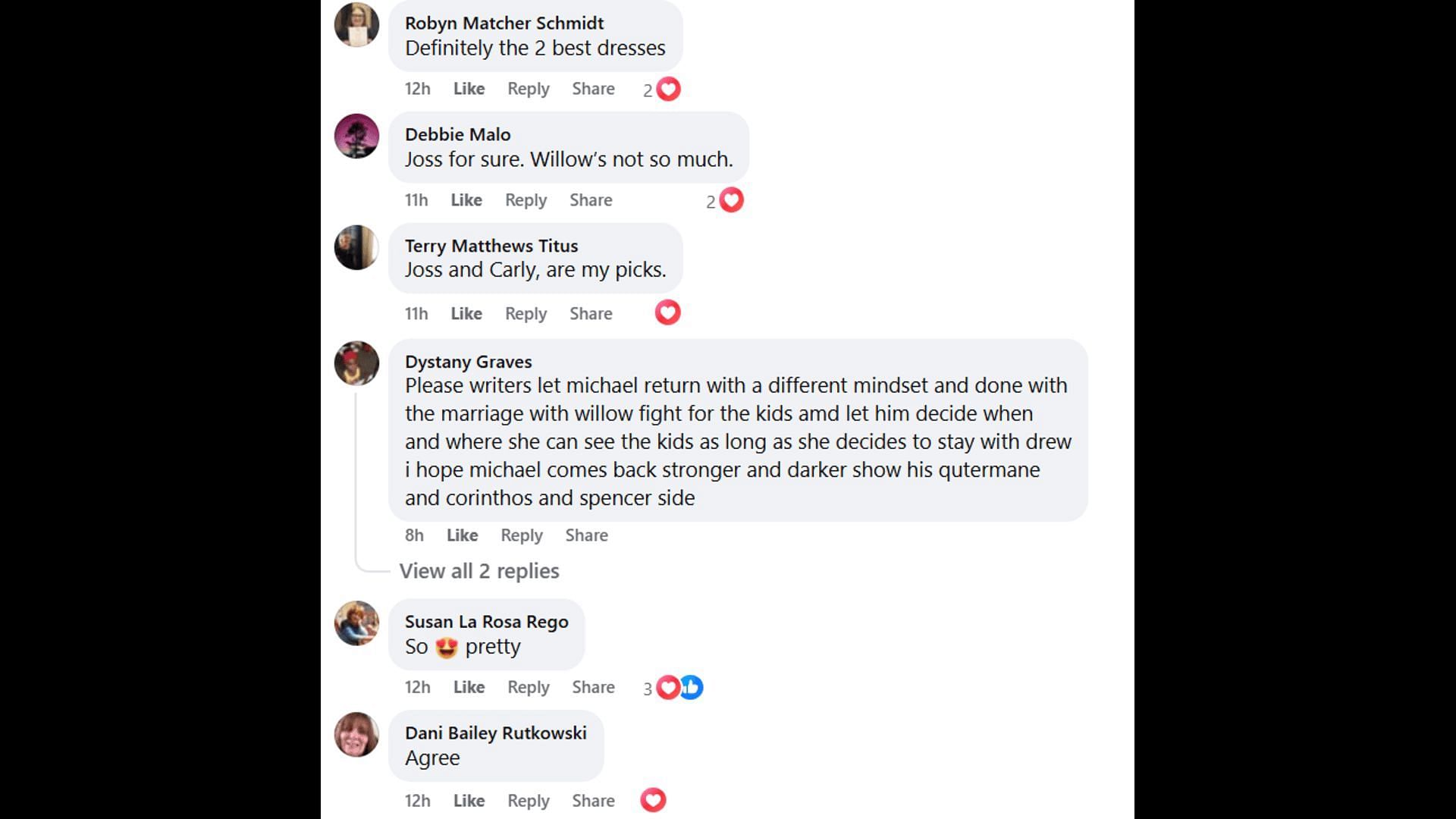 More fan reactions sharing the same sentiments (Image via Facebook/General Hospital Fans - Official)